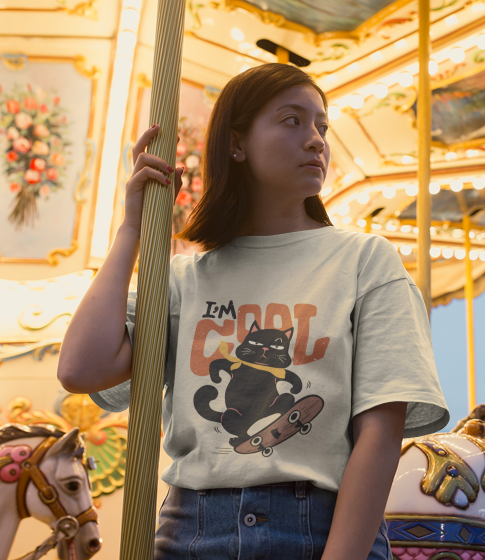 Cool cat Oversized Tshirt