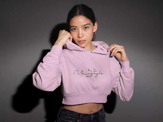 The Elegent Yourstyle Cropped Hoodie